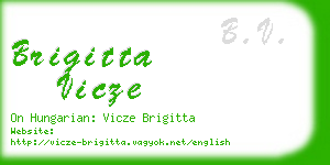 brigitta vicze business card